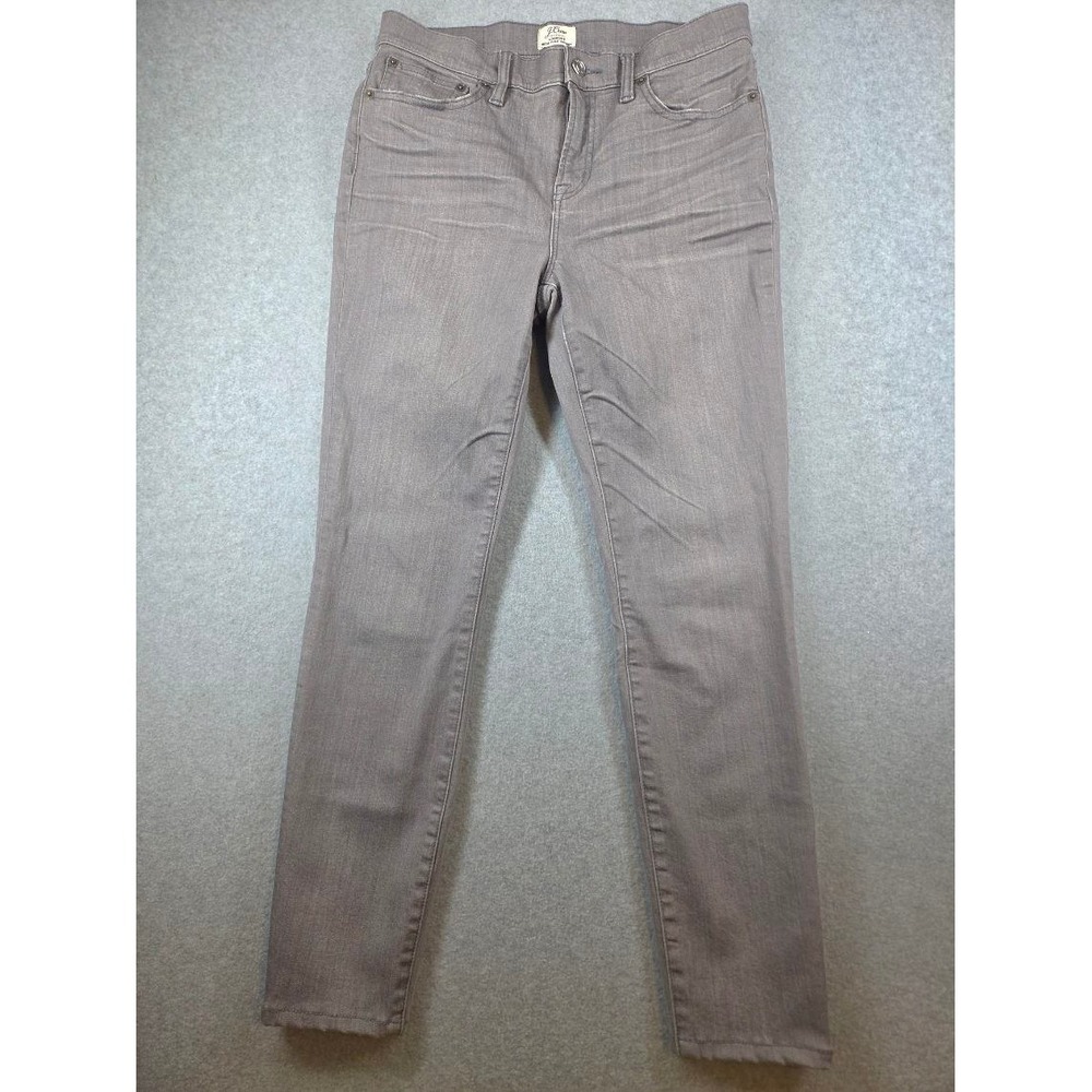 J.Crew Lookout High Rise Skinny Jeans Grey Size 28 Stretch Denim Pants